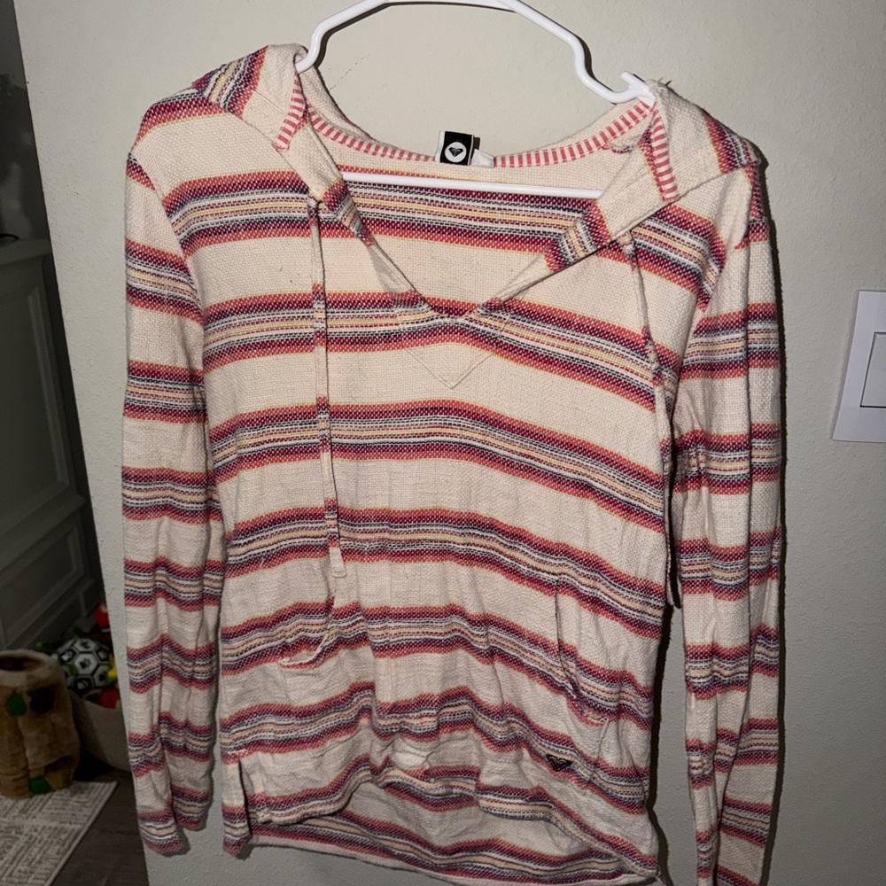 Roxy Multicolor Striped Sweater - image 1